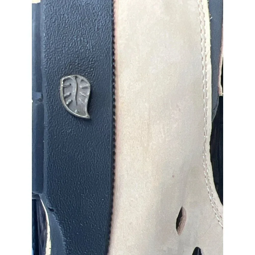 Golfstream Women Leather Perforated Golf Shoes Size 7.5M